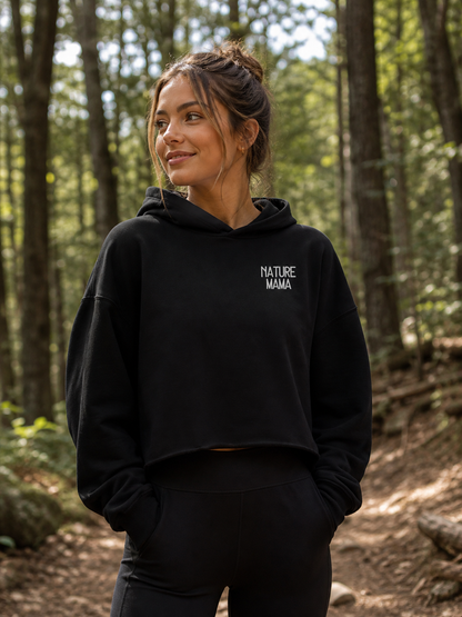 Nature Mama Cropped Hoodie