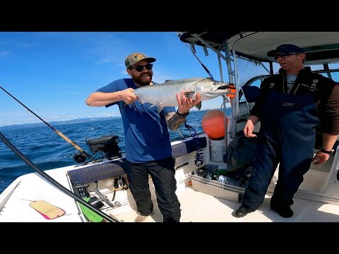 Salmon Fishing near Victoria
