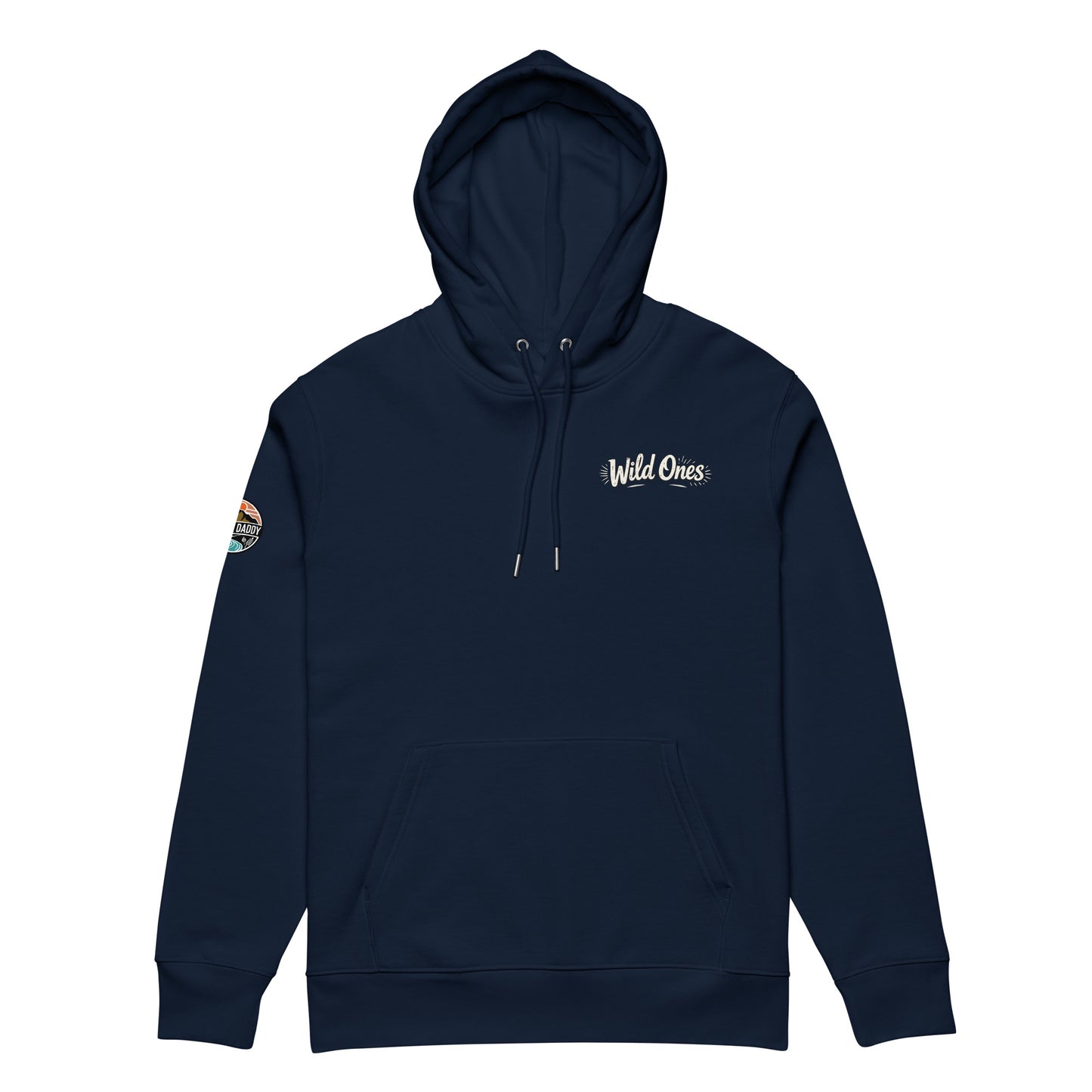 Wild Ones heavyweight organic cotton hoodie with chest print