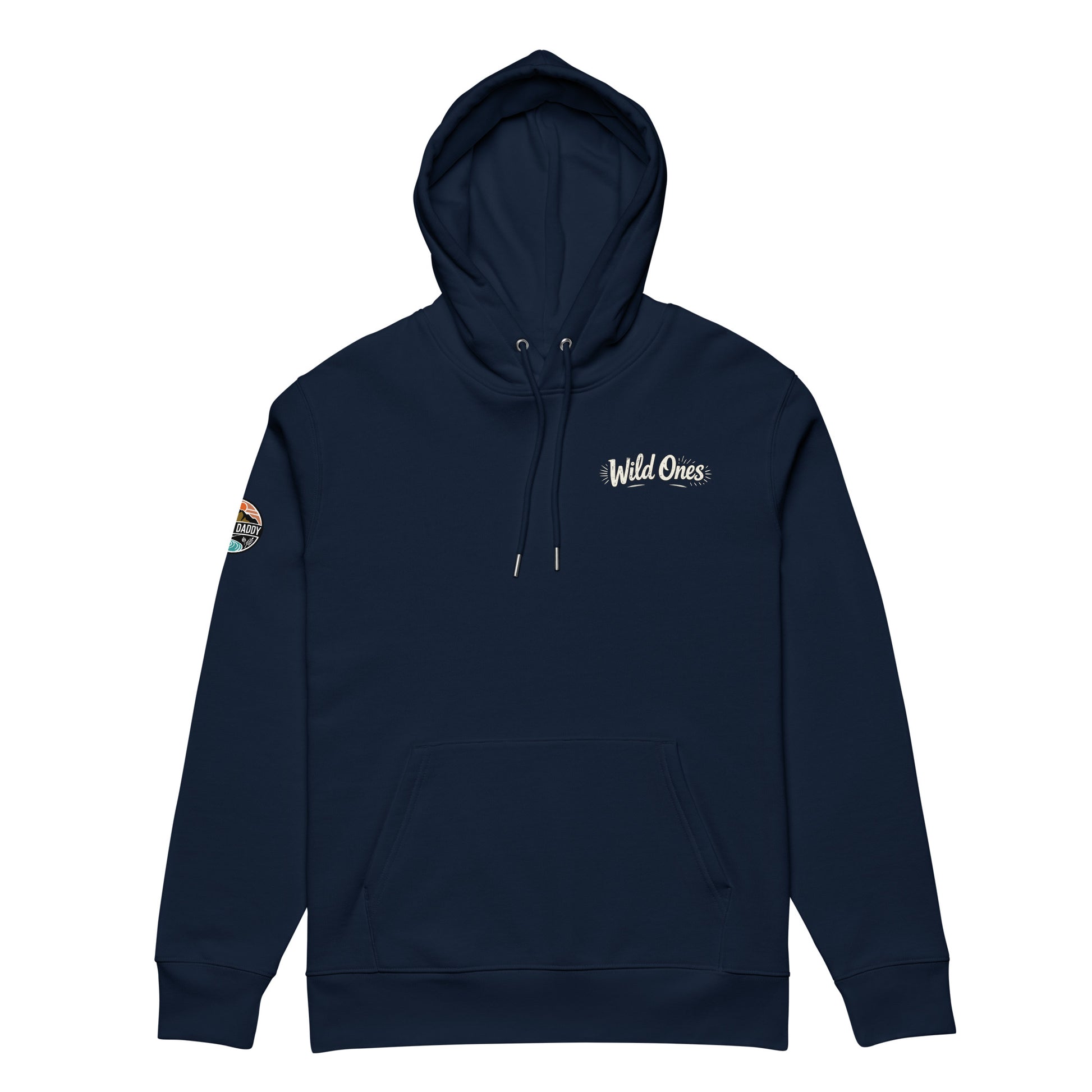 Wild Ones heavyweight organic cotton hoodie with chest print