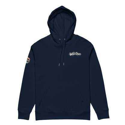 Wild Ones heavyweight organic cotton hoodie with chest print