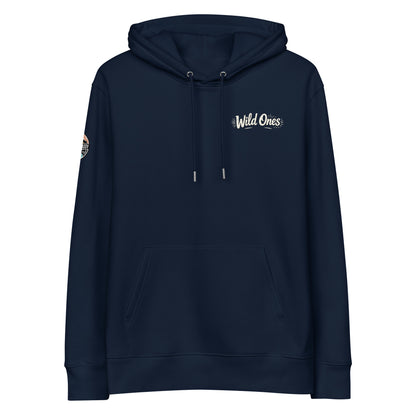 Wild Ones heavyweight organic cotton hoodie with chest print